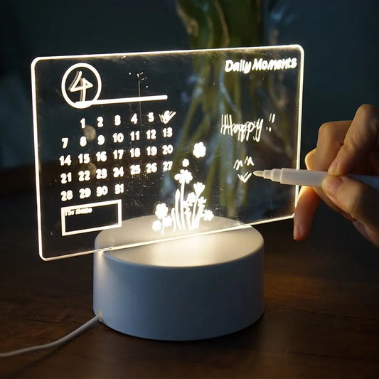 NoteGlow - Lampada da tavolo Note Board