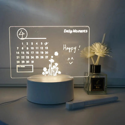 NoteGlow - Lampada da tavolo Note Board