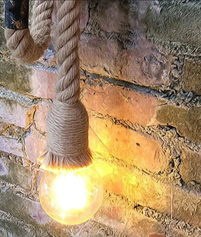 CoastalBraid - Lampade da parete in corda di canapa