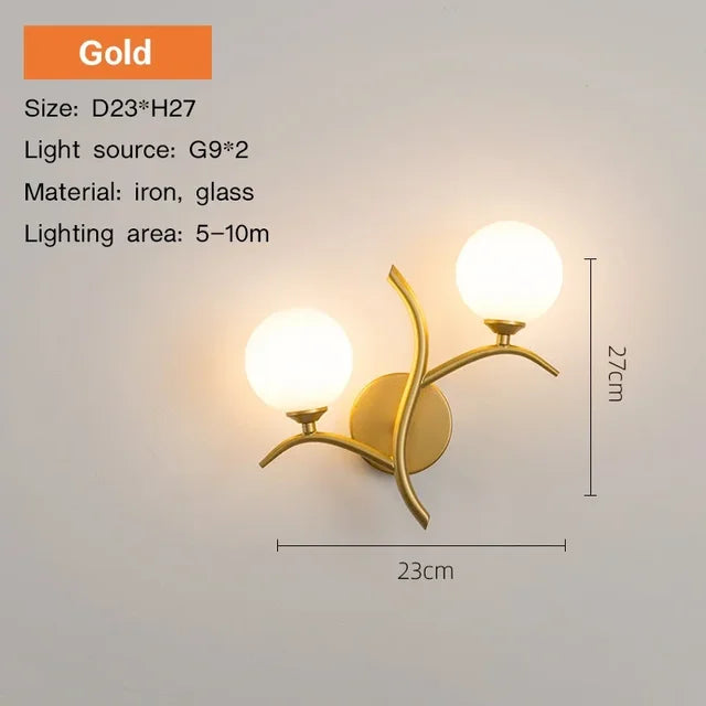 SleekInspire - Lampada da parete a led creativa
