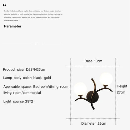 SleekInspire - Lampada da parete a led creativa