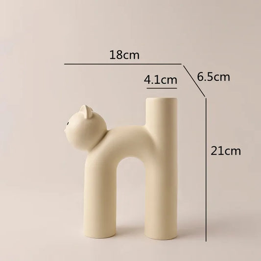 PurrPose - Vaso da fiori a forma di H per gatti