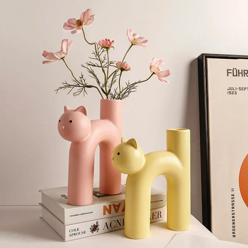 PurrPose - Vaso da fiori a forma di H per gatti