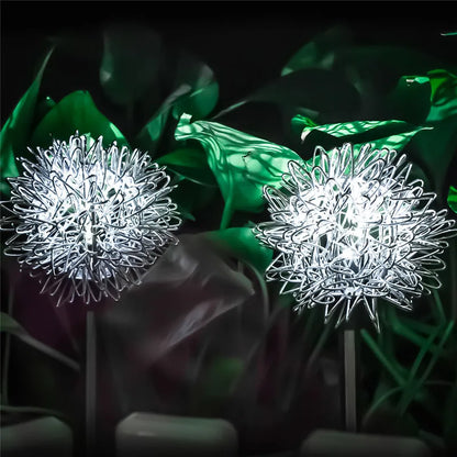 GlowSeed - Lampada da prato a forma di dente di leone per esterni