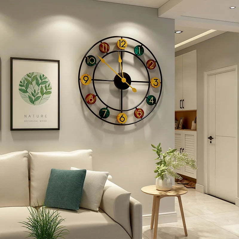 RomanCharm - Orologio da parete rotondo europeo