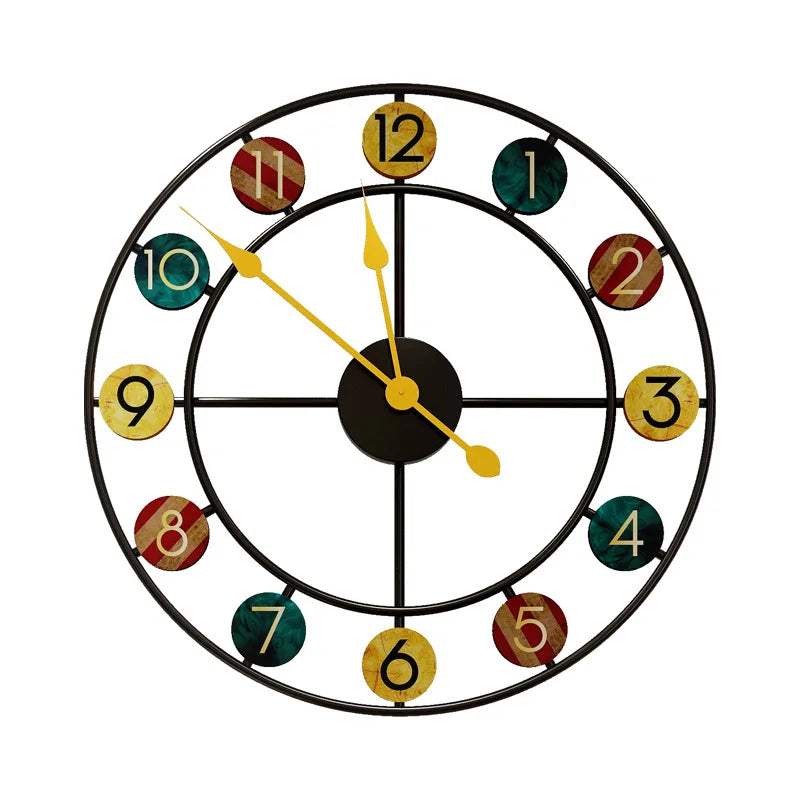 RomanCharm - Orologio da parete rotondo europeo