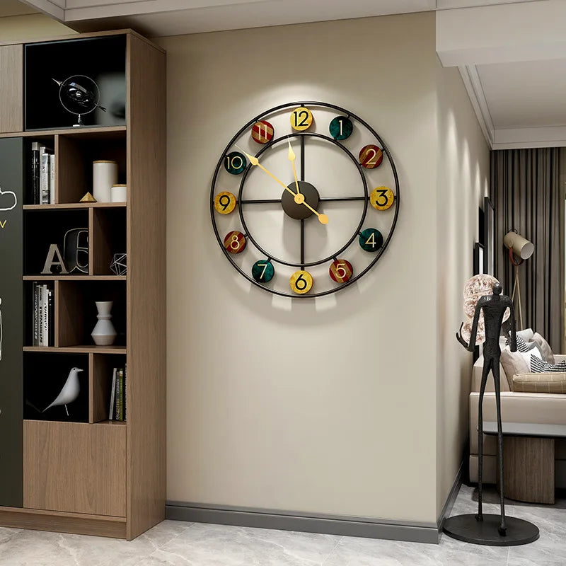RomanCharm - Orologio da parete rotondo europeo
