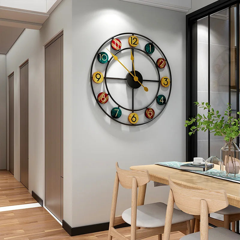 RomanCharm - Orologio da parete rotondo europeo