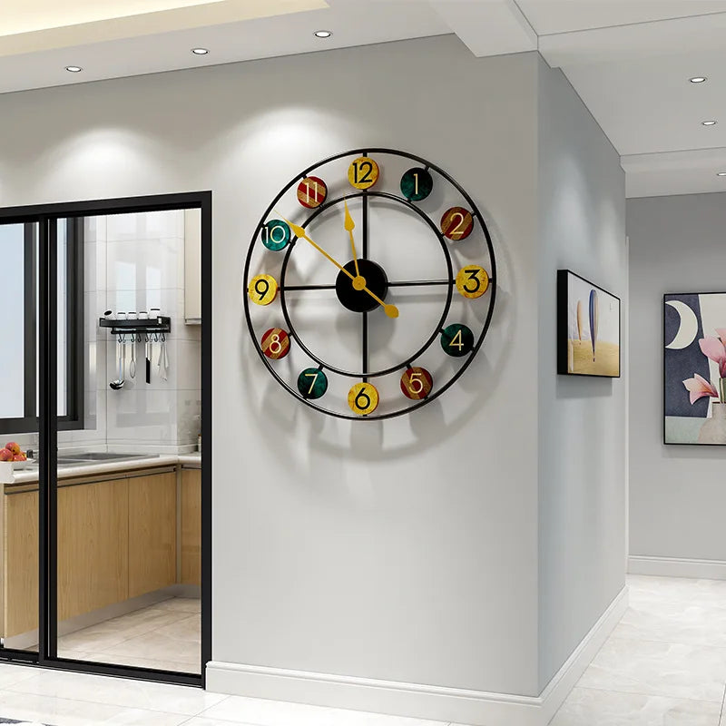 RomanCharm - Orologio da parete rotondo europeo