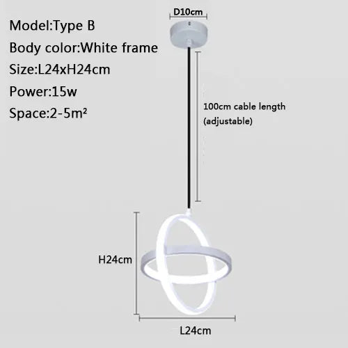 LuminaSimple - Lampada a sospensione semplice