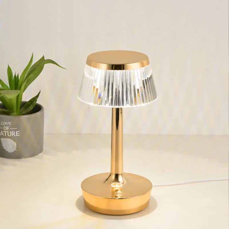 GlimmeringCrystal - Lampada di cristallo ricaricabile