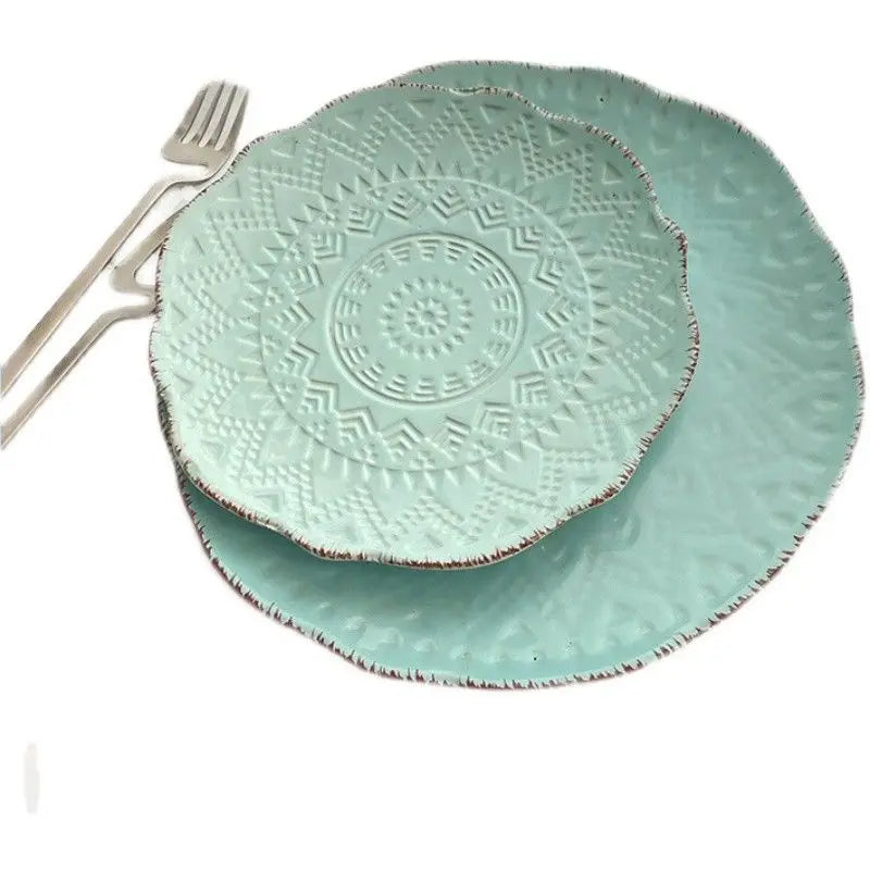 SavorSwirl - Piatto da dessert in ceramica