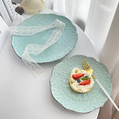 SavorSwirl - Piatto da dessert in ceramica