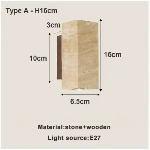 YellowAura - Luce decorativa Stony Glow