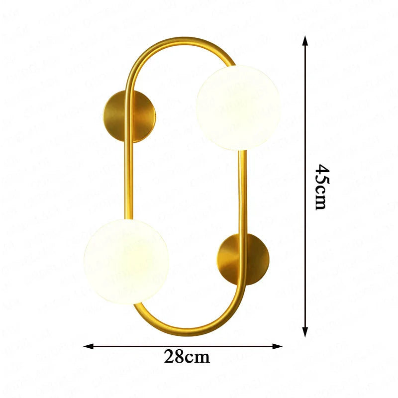 DecoOrb - Tubo fluorescente in ottone