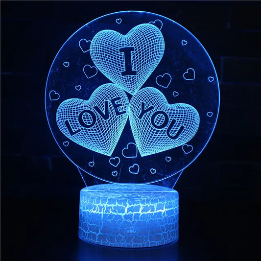 LoveGlow - Luce notturna LED a forma di cuore