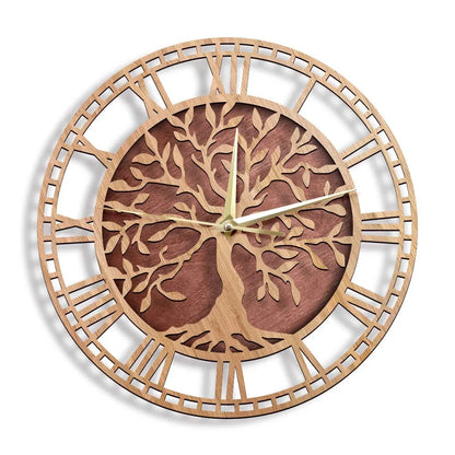 AncientRoots | Orologio da parete in legno