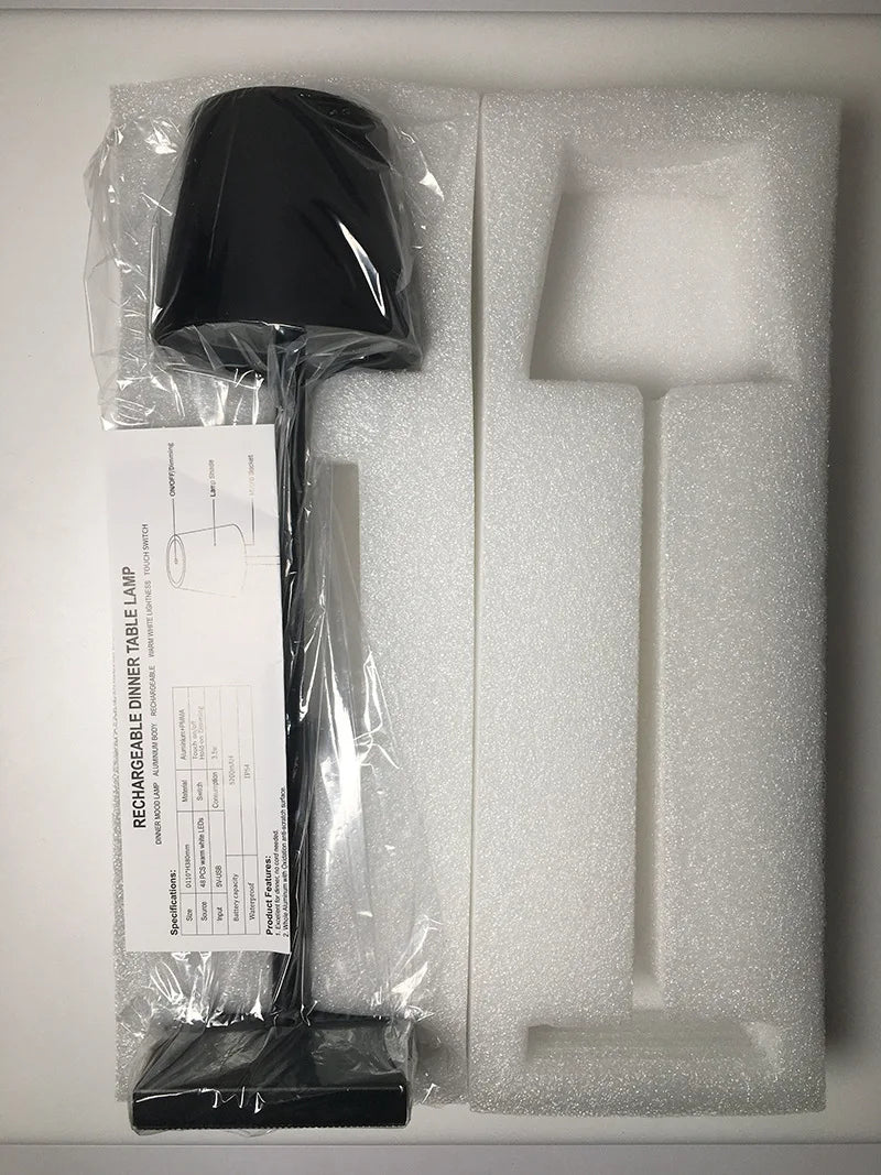AuraLamp - Lampada a batteria minimalista