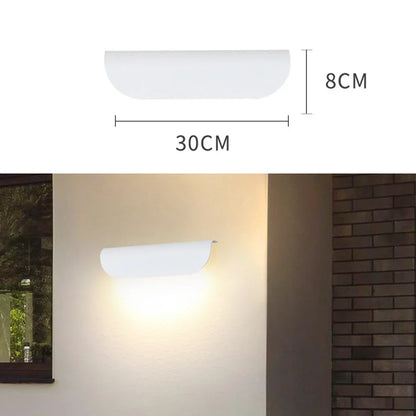 CascadeSpot - Lampada da parete impermeabile per esterni