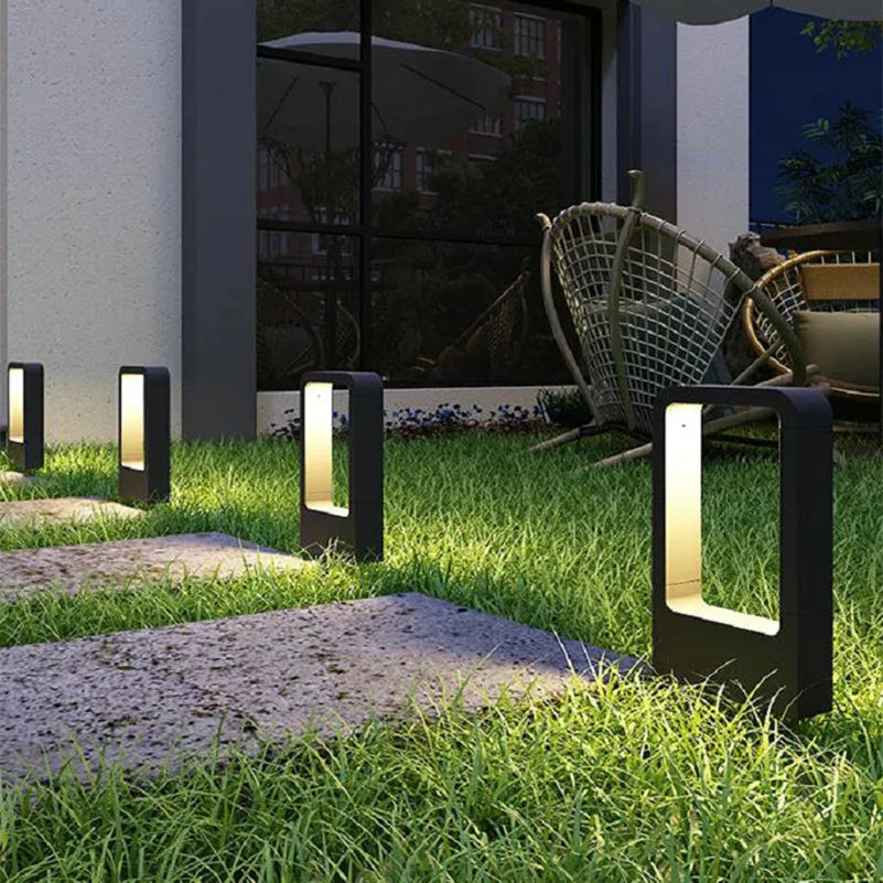 AluGlanz - Moderna lampada a colonna in alluminio