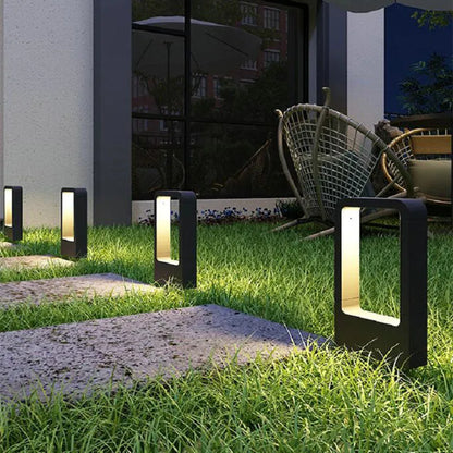 AluGlanz - Moderna lampada a colonna in alluminio