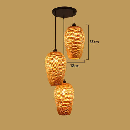 BambooCraft - Luce in vimini di bambù