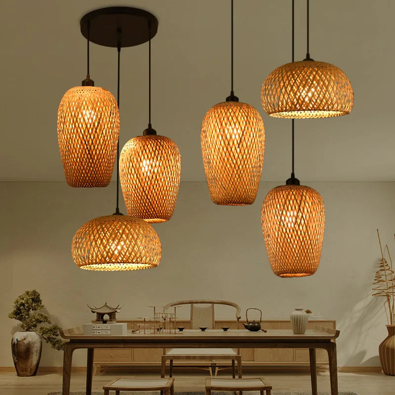 BambooCraft - Luce in vimini di bambù