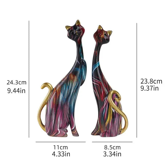 FelineFlair - Sculture artistiche di gatti