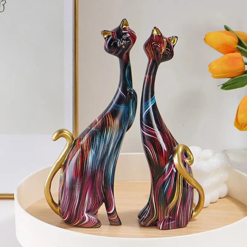 FelineFlair - Sculture artistiche di gatti