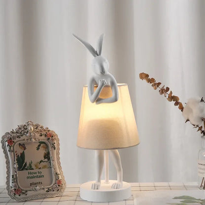 BunnyBright - Lampada da tavolo a forma di coniglio