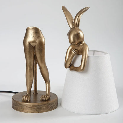 BunnyBright - Lampada da tavolo a forma di coniglio