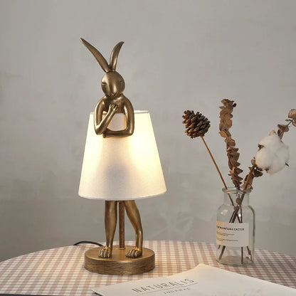 BunnyBright - Lampada da tavolo a forma di coniglio