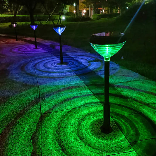 EcoLumina - Luce solare a LED per prato