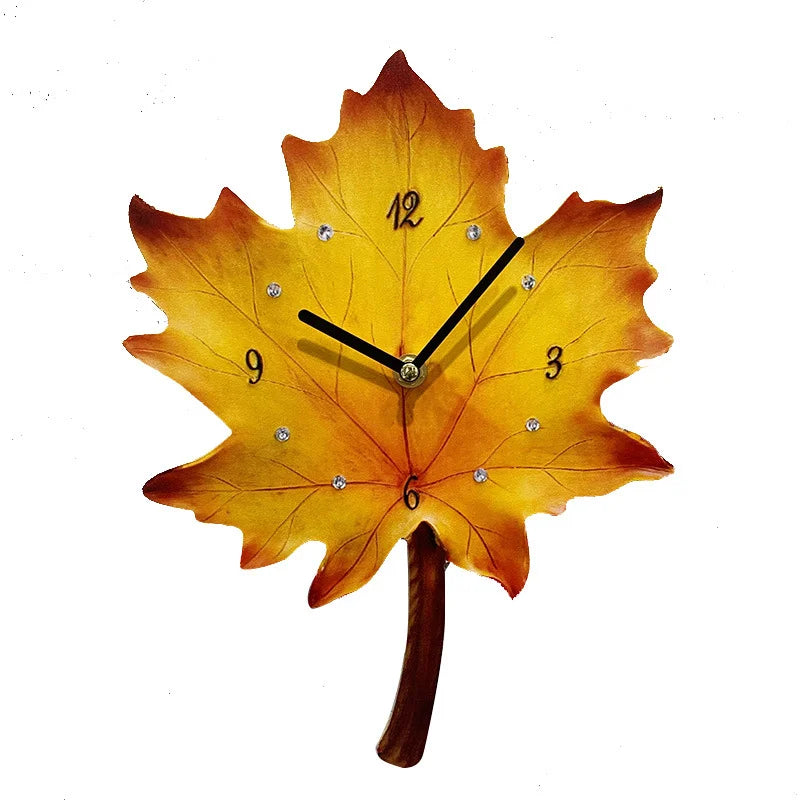 FeatherTime - Orologio a foglie nordiche
