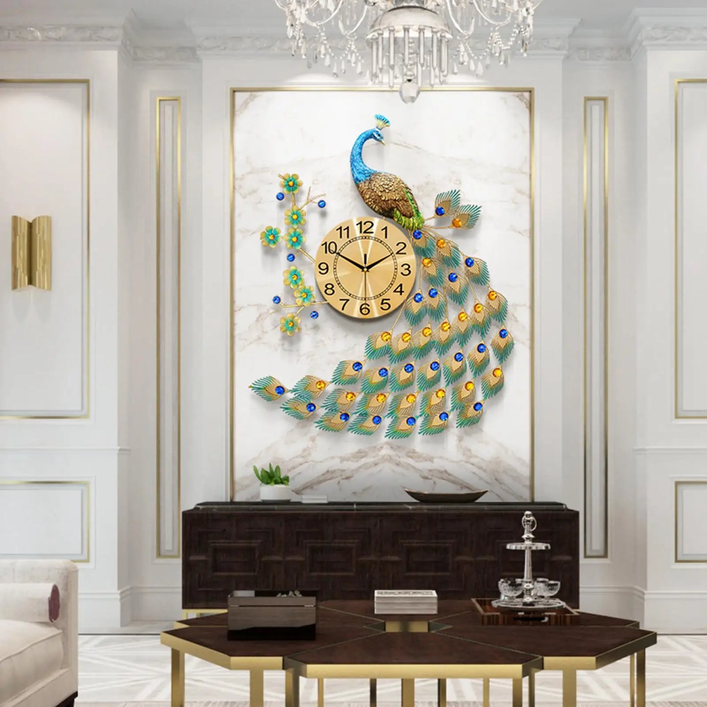 MajesticPeacock - Orologio con eleganza di pavone