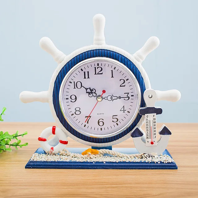 CoastalCompass - Orologio a casco in stile mediterraneo