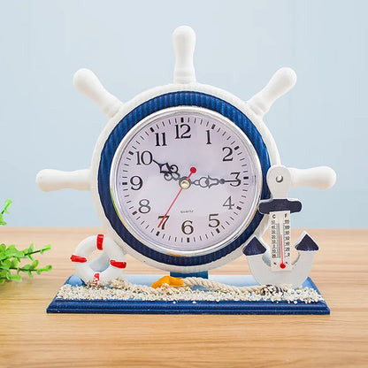 CoastalCompass - Orologio a casco in stile mediterraneo