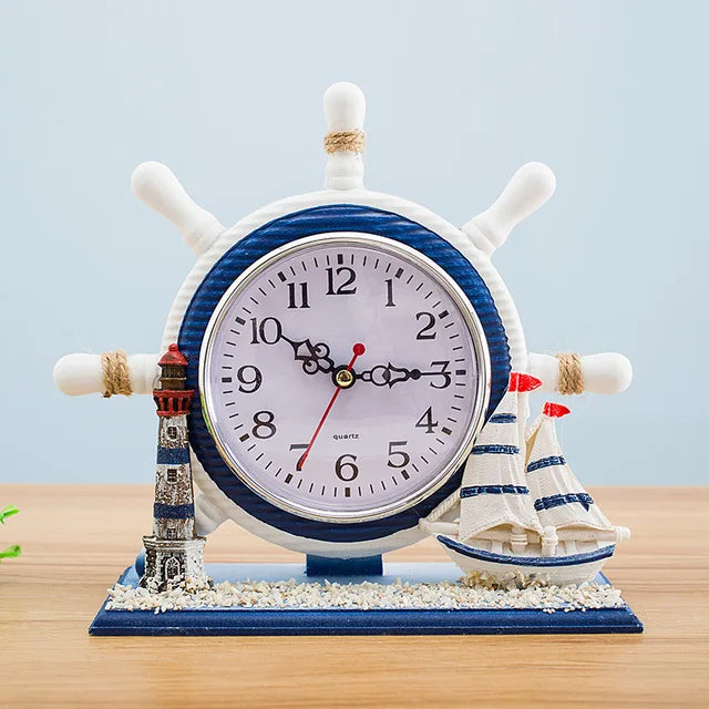 CoastalCompass - Orologio a casco in stile mediterraneo