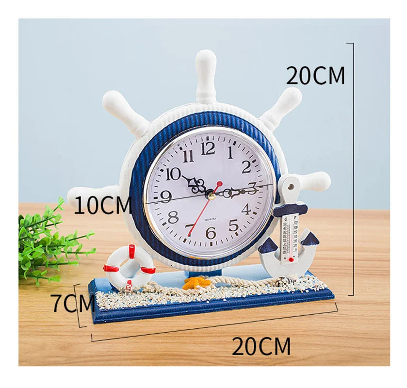 CoastalCompass - Orologio a casco in stile mediterraneo