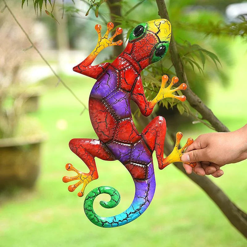 GeckoGrandeur - Gechi da giardino durevoli in metallo