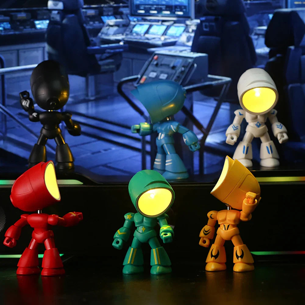 AdorableBot - simpatica lampada da tavolo robotica
