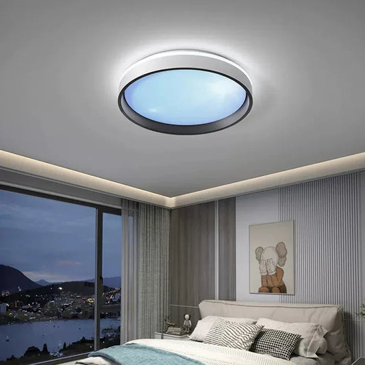 AzureGlow - Lampada da soffitto a LED blu