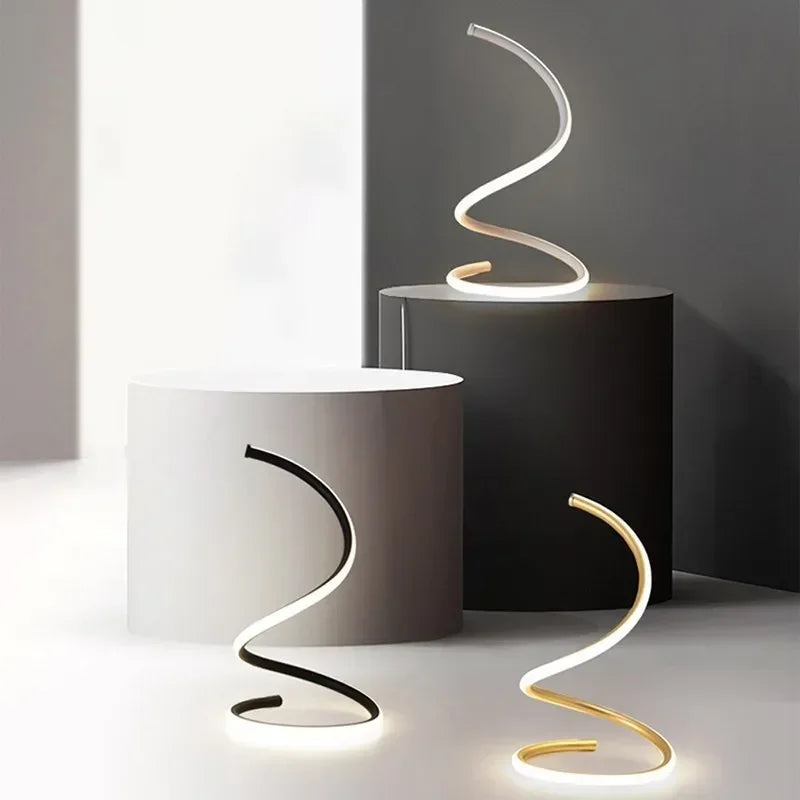 GlowStream - Lampada da tavolo moderna a LED
