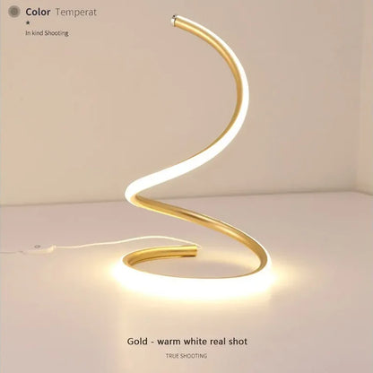 GlowStream - Lampada da tavolo moderna a LED