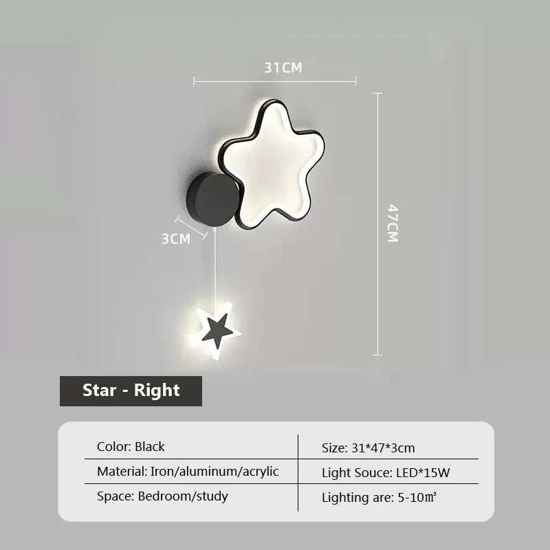 Dreamscape - Lampada da parete Cloud Star Moon