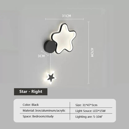 Dreamscape - Lampada da parete Cloud Star Moon