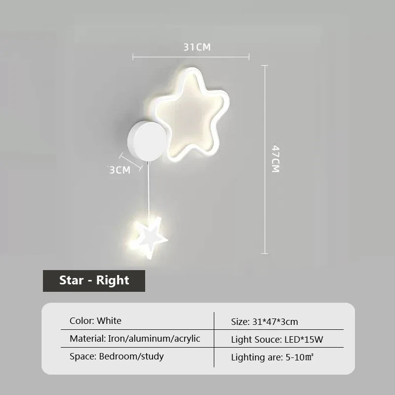 Dreamscape - Lampada da parete Cloud Star Moon