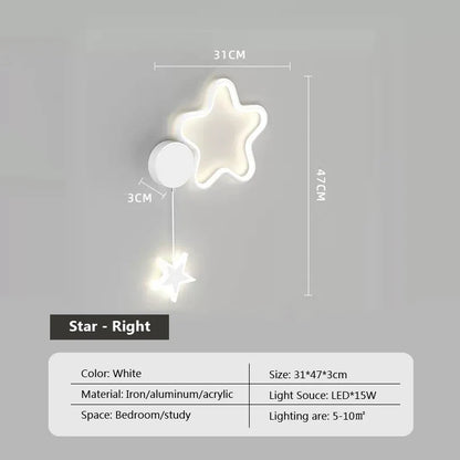 Dreamscape - Lampada da parete Cloud Star Moon