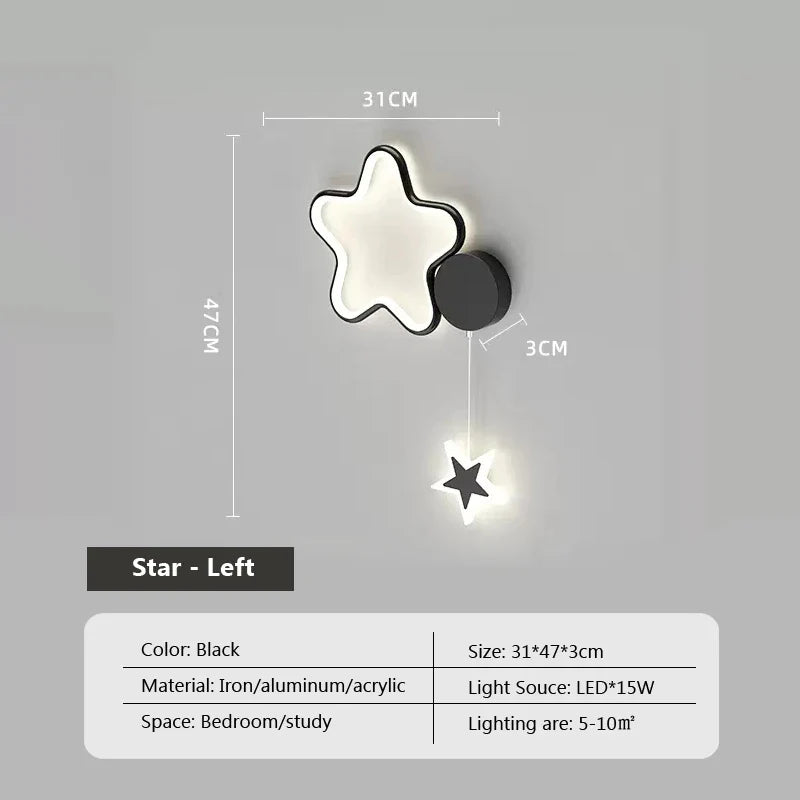 Dreamscape - Lampada da parete Cloud Star Moon