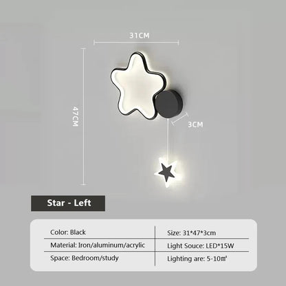 Dreamscape - Lampada da parete Cloud Star Moon